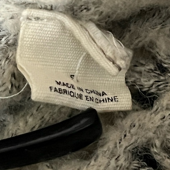 Sleeping on Snow By Anthropologie Wool Blend Hooded Sweater Oversized Small - Picture 9 of 10